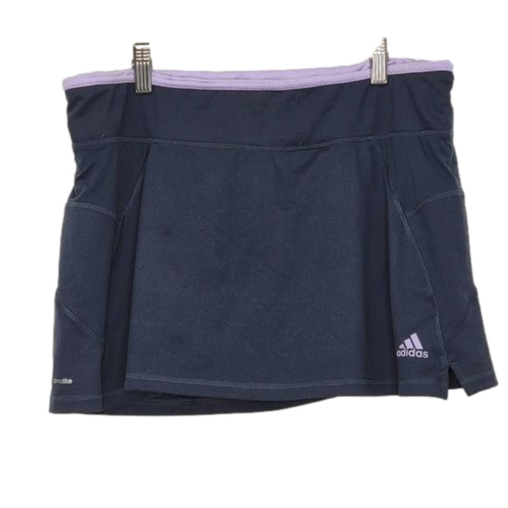 Adidas Tennis Shorts Under the Skirt Side Slits Climate Line Material Skort